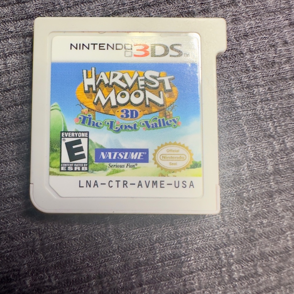Harvest moon the lost valley 3ds game
